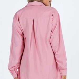 Princess Polly Long Sleeve Button-Down Shirt